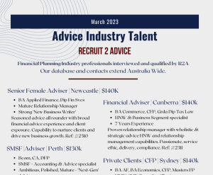 Recruit 2 Advice | Financial Planning recruitment | Talent