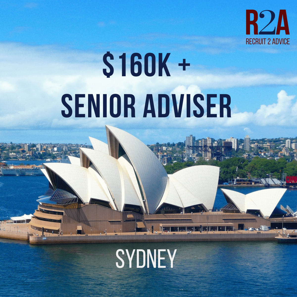 Recruit 2 Advice | Financial Planning Recruitment | HNW Senior Financial Adviser | Sydney